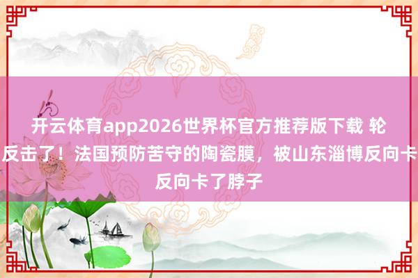 开云体育app2026世界杯官方推荐版下载 轮到中国反击了!法国预防苦守的陶瓷膜,被山东淄博反向卡了脖子